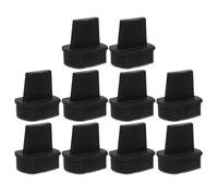 FOMIYES 10pcs Handheld Painting Sponge Applicators for Leather Sofa Shoes Boots Jackets Car Seats, Black Geometric Pattern Craft Sponges for Art, Repair, and Home Projects