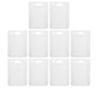 FOMIYES 10pcs Hardware Packaging Box for Electronic Product Storage Plastic Container Lid for Small Accessories for DIY Projects and Organization