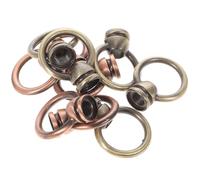 FOMIYES 10pcs Heavy Duty Eye Nut Hooks for Hanging Lamps, Ceiling Hook Rings for Light Fixtures, Sturdy M10 Load-Bearing Loops Suitable for Indoor Pendant Lights and Chandeliers