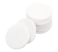 FOMIYES 10pcs Pure Cotton White Ribbon Powder Applicators Makeup Tools for Loose Powder Application Reusable Face Pads for Women