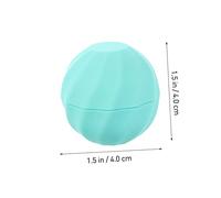 FOMIYES 10pcs Refillable Lip Balm Containers Plastic Lipstick Tubes Travel Storage Holder for Natural Lip Balms and Homemade Cosmetic Crafts Easy to Fill Blue Spherical Design