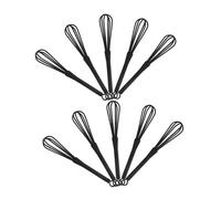 FOMIYES 10pcs Semi Automatic Hair Dye Mixing Whisks for Salon and Barber Use Durable Plastic Balloon Whisk Tools for Fast Blending and Stirring Hair Coloring Cream