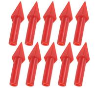 FOMIYES 10Pcs Silicone Arrowhead Replacement Tips for Target Archery and Small Game Practice, Soft Safety Arrow Tips for Outdoor Bow Shooting, Compatible with Standard Arrow Shafts