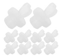 FOMIYES 10pcs Silicone Straw Cover Caps for Water Bottles and Cups, Heart Shaped Reusable Straw Tips with Pressure Balance Function, Adorable and Cute Silicone Replacement Parts for Travel