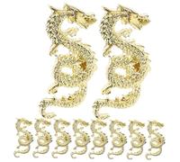 FOMIYES 10pcs Small Dragon Nail Charms Metal Nail Gems for Women Manicure Art for Prom Birthday Christmas Party