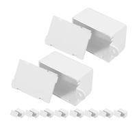 FOMIYES 10pcs Small Waterproof Electronic Junction Box 40x27x22mm PC Plastic Electrical Enclosure Weatherproof Connection Box for Outdoor DIY Cord Protection