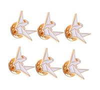 FOMIYES 12 Pcs Cartoon Origami Crane Brooch Pins for Women Metal Lapel Pins with Secure Clasp Fade Resistant Cute Brooches for Backpacks Apparel Scarves Versatile Fashion Accessories and