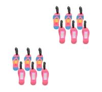 FOMIYES 12 pcs Luggage Id Tags with Sturdy Straps Durable PVC Soft Suitcase Labels for Travel Loss Protective Name Tags for Airplane and Cruise Ship Baggage