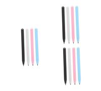 FOMIYES 12 Pcs Replacement Stylus Pen for LCD Writing Tablets Fit for Doodle Pad Digital Drawing Board Precision Drawing Tool Black White Blue Pink