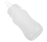 FOMIYES 120ml Milk Feeding Use Bottle Plastic with Nipple Design Easy to Hold White Small Animal Feeder for Feeding Water and Medicine Suitable for Lambs and Pets