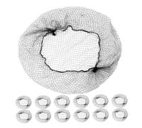 FOMIYES 120pcs Invisible Hair Net Mesh Netting for Women for Dance Performance Hairstyling Black Elastic Edge