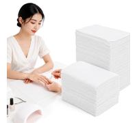 FOMIYES 125Pcs Disposable Manicure Table Mats Salon Nail Art Pads Water Absorbent Nail Mat for Table Protection and Cleanliness for Professional Beginner