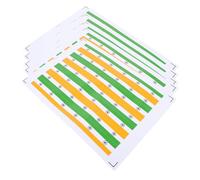 FOMIYES 126pcs Indian National Flag Face Sticker for European Football Cup, Breathable and Waterproof Body Tattoos Decor with Fine Workmanship, Cheering Prop for Sports Fans