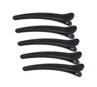 FOMIYES 12pcs Black Hair Clips Beak Shaped Hair Clamps for Women Salon and Daily Styling Smooth Surface Headwear