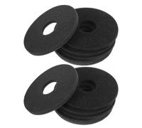 FOMIYES 12pcs Black Replacement Bar Rimmer Sponges for Salt Tray Parts Cocktail Bartender Tool Suitable for Home Bar and Cocktail Glass
