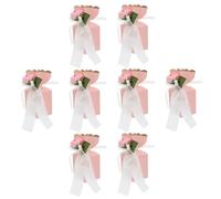 FOMIYES 12pcs Candy Favor Boxes with Elegant Floral Ribbon Design and Cardboard Material for Special Celebrations and Bridal Showers, Eye-catching Table Decoration and Decorative Purposes