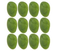 FOMIYES 12pcs Fake Stone Moss Rocks Artificial Stone Foam with Realistic Look Design and Craftsmanship, Versatile and Not Easy to Deform for Micro Landscape and DIY Decoration