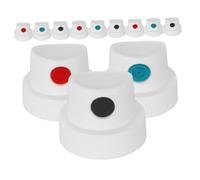 FOMIYES 12pcs Female Spray Paint Caps Nozzle Tips for Graffiti Street Art DIY Painting Projects Fast Drying Spray Paint Accessories