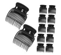 FOMIYES 12pcs Hair Curler Jaw Clamps Heated Rollers Clips for Women Styling Claw Clip Hot Roller Hair Claws and Volumizing