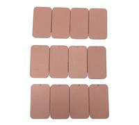 FOMIYES 12pcs Metal Empty Boxes Sliding Lid Flat Tin Box for Lip Gloss Packaging Tinplate Storage Container Slider Lid for Lip Balm Soap Sample Kit