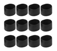 FOMIYES 12pcs Mm Rubber Feet for Audio Speakers and Stand Base, Non Slip Speaker Isolation Pads for Floor Protection, Sturdy Black Rubber Covers for Rehearsal Spaces and Living Rooms