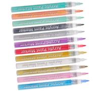FOMIYES 12pcs Nail Art Pens Fine Tip Nail Graffiti Markers Manicure Drawing Tools Home and Salon Use Portable Compact