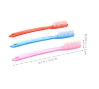 FOMIYES 12Pcs Premium Hard Bristles Manual Toothbrush for Adults Teeth Stain Cleaning Color Safe and Sanitary Design for Friends and Family