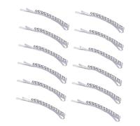FOMIYES 12pcs Rhinestone Hair Clips for Women Stylish Hair Barrettes Sparkling Crystal for Ladies and Girls Everyday Wear and Special Events