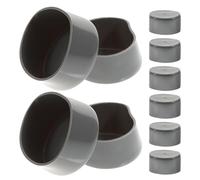 FOMIYES 12pcs Rubber Dust Caps 1.97 Inch Trailer Wheel Bearing Covers Hub Protectors Marine Utility Trailer Axle Dust Plugs