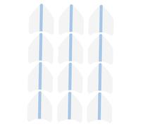 FOMIYES 12pcs V-Shaped Anti Chafing Stickers for Thighs - Invisible Sweat-Proof Leg Protector Elastic Fabric for Women’s Inner Thigh Friction Prevention During Sports and Travel