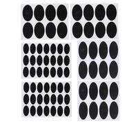 FOMIYES 148 Pcs Waterproof Oval Adhesive Spice Jar Labels Black Matte Classification Stickers for Glass Bottles Pantry Organization Removable Labels for Home