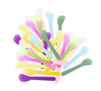 FOMIYES 150pcs Facial Mask Spatulas Plastic Makeup Mixing Spoons for DIY Mud Mask Application Comfortable Grip Durable Break Resistant Beauty Tool
