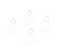 FOMIYES 150Pcs Fan-shaped Nail Color Cards for Nail Artists Tips Practice Plates with Transparent Iron Ring for UV Gel Polish Contrast and Art Display