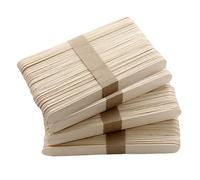 FOMIYES 150pcs Wooden Plant Label Tags - Garden Herb Markers - Reusable Nursery Plant Identification Stakes for Indoor and Outdoor Planters, 150×18×2mm