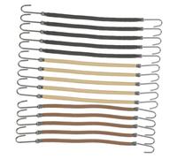 FOMIYES 15pcs Elastic Hook Hair Ties for Women Ponytail Holder Cords with Firm Hold Suitable for Thick Curly Long Thin Hair Comfortable Non Damaging