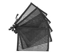 FOMIYES 15pcs Mesh Zipper File Bags Document Storage Organiser for Office School Travel Makeup Toiletry Bag