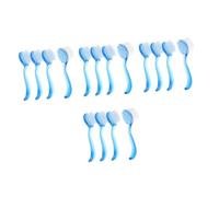 FOMIYES 16 PCS Face Cleaning Brush with Deep Pore Scrub Bristles Ergonomic Handle for Gentle Exfoliation Makeup and Oil Removal Suitable for Wet Dry Use Unisex Skin Care Scrubber