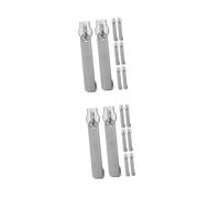 FOMIYES 16 pcs Nylon Zipper Pulls Replacement Kit for Suitcases Backpacks Luggage with Lock Durable Zipper Puller Sliders for Easy Installation and Secure Travel