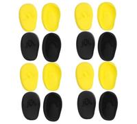 FOMIYES 16pairs Silicone Earmuffs for Hair Dye Heat Protection Ear Covers for Salon Styling Ear Protectors for Hair Coloring and Dyeing Process