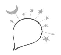 FOMIYES 1pc Adorable Moon Star Glitter Hairband for Girls Charming Headband for Parties Cosplay and Festivals Decorative Accessory for Boys and Girls and Women