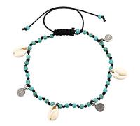 FOMIYES 1Pc Chic Conch Anklet Delicate Ankle Jewelry Foot Pendant Chain for Women Creative Vintage Bohemian Style Leg Bracelet for Everyday Wear