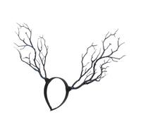 FOMIYES 1Pc Dark Style Witch Horn Headband Creative Halloween Hair Accessory for Cosplay and Parties Comfortable Design Durable Material Unique Hairwear Prop