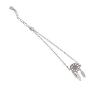 FOMIYES 1Pc Dream Catcher Wristlet Bracelet for Women Silver Bangle Jewelry for Wishes and Beautiful Dreams Durable Design for Everyday Wear