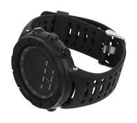FOMIYES 1Pc Outdoor Sports Watch with LCD Display Multi Functional Electronic Running Watch Strap for Cycling and Running Black