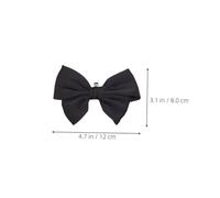 FOMIYES 2 Pairs Elegant Bow Shoe Clips Detachable Clip Shoe Embellishments for Women High Heels Flats Sandals Durable Polyester Bowknot Accessories for Instant Footwear Upgrade