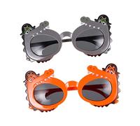 FOMIYES 2 Pairs Funny Cartoon Sunglasses Unique Eyeglasses for for Street Photography Dress Up Creative Fun Activities