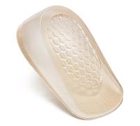 FOMIYES 2 Pairs Invisible Inner Heightening Shoes Pads for Men Non-Slip Absorbing Heel Cushions Soft Elastic E-TPU Gel Material Washable Height Increase Insoles