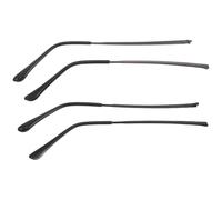 FOMIYES 2 Pairs Metal Eyeglass Arm Replacement Kit with Unique Shape and 1mm Temple Hinge Thickness, Suitable for Eyeglasses Frames and Glasses in Daily Activity and Casual Environments