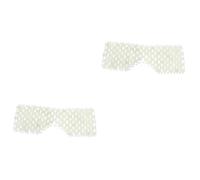 FOMIYES 2 pcs Natural Jade Eye Mask Hand Woven Cold Compress Sleep Blindfold for Dark Circles Swelling Relief Foldable Spa Patch Enhances Relaxation and Skin Health