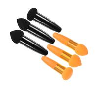 FOMIYES 2 Set Latex Makeup Sponges with Handle for Women Latex Beauty Makeup Tools for Wet Dry Foundation Concealer Blending Powder Application Compact Lightweight Design for Go Use